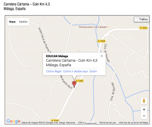 Localización EDUCAN Málaga