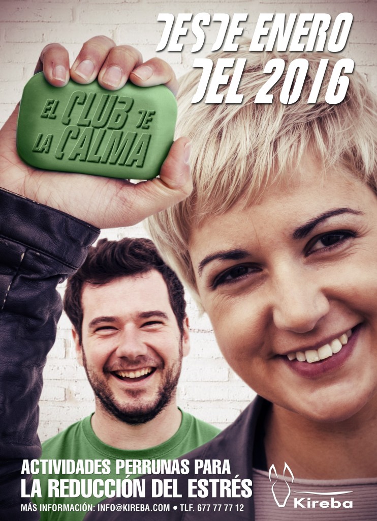 Un cartel impresionante: el club de la calma, de Kireba.